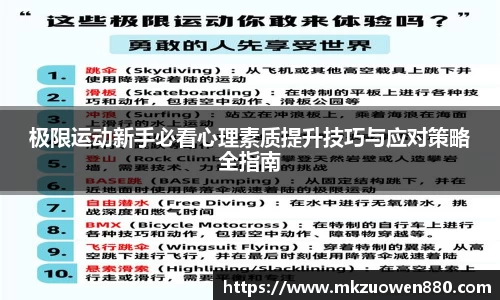 极限运动新手必看心理素质提升技巧与应对策略全指南